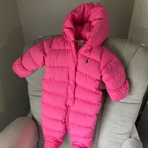 Polo Ralph Lauren bunting - 6 months - pink